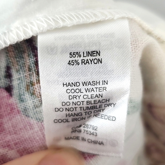 NWT C&C California Floral Linen Shorts - Picture 10 of 10